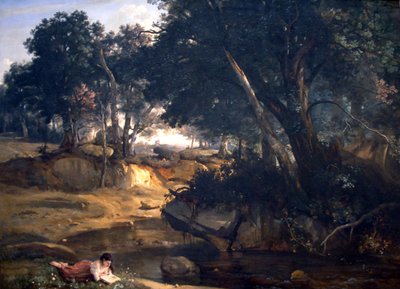 Floresta de Fontainebleau de Jean-Baptiste-Camille Corot